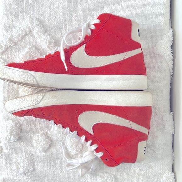 Nike Men's Blazer Mid '77 Suede 'Texas Longhorns' Lace up Sneakers size 9 - Picture 4 of 11